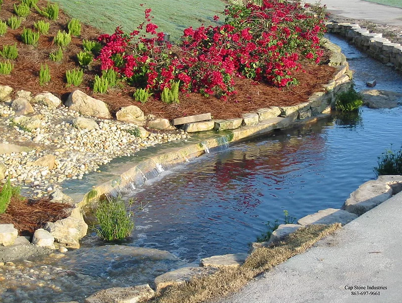 4" STONE SWALE