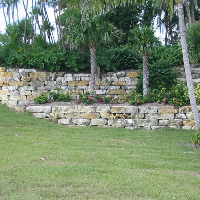 TIERED RETAINING WALLS