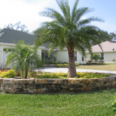 4" CALLIDA STONE RETAINING WALL